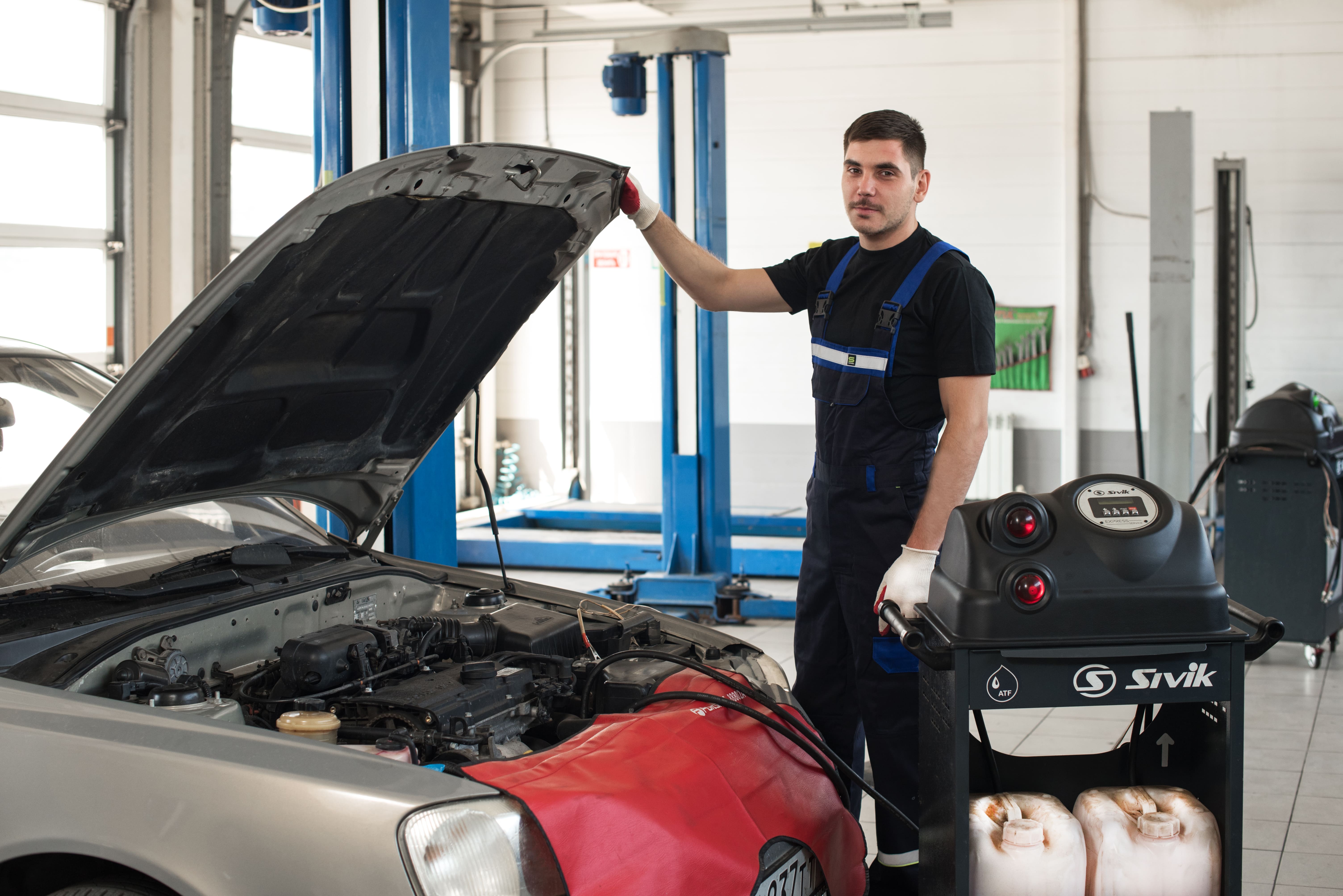 Замена масла в АКПП